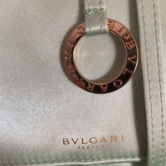 Vintage Bulgari satin evening clutch - Picture 2 of 9